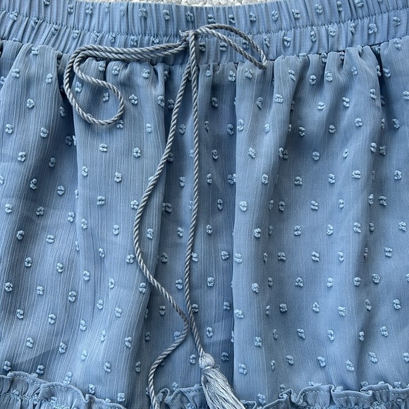 Pink Lily Blue Skirt, Size large - Picture 3 of 7